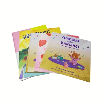 High Quality Hardcover Book Customized Offset Printing Laminated Children Book Printing