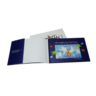 Customized 9x6 horizontal book printing for children hardcover book printing