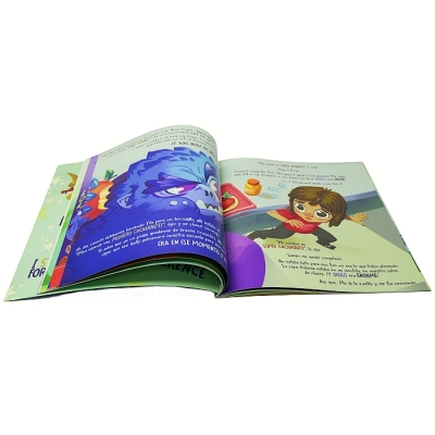 China Printing Factory Custom Kids Paperback Book Printing Softcover School Book Text Book Printing Services