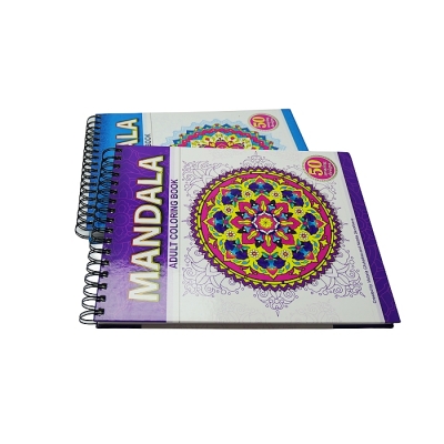 Wholesale Custom Adult Mandala Coloring Book Stress Relief Coloring Books Adults