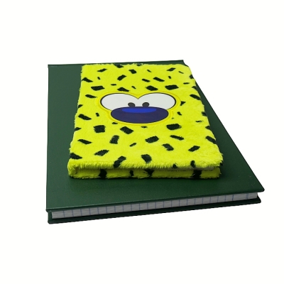 Custom Kids Plush Notebooks Printing Furry Stationery Journals School Notebook