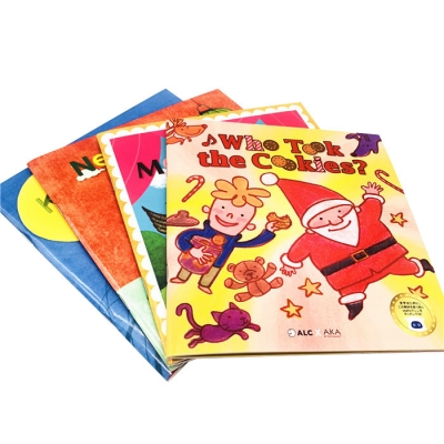 Custom printing brochures,saddle stitch booklet/ brochure/ educational sketch kid books softcover books 