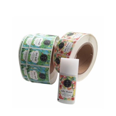  Custom Printed Round Product Sticker, Waterproof Plastic Adhesive Paper Sticker Labels Printing