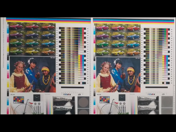 Why are digital sample different from prodction samples in book printing?