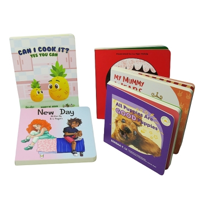 Personalized board books printing comic book for child learning board book printing service