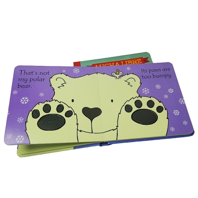 Publishing custom cardboard board book printing hollowed out book 3d animal book printing