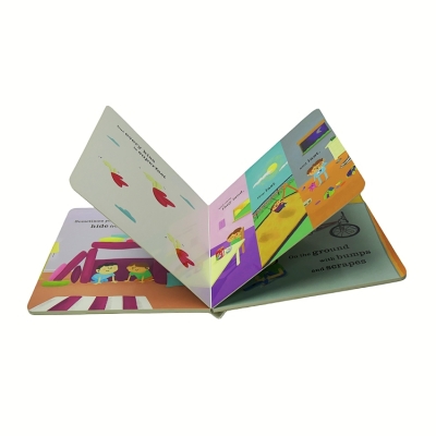 Book Printing Service Custom Coloring Rounded Corner Printing Card Board Book For Kids