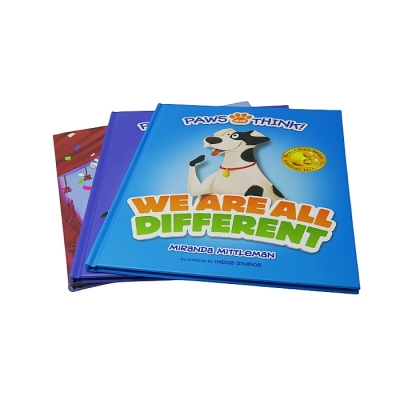 Publishing hardcover story book for kid hardback book printing service