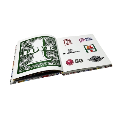 Professional custom full color hardcover book printing and binding on demand