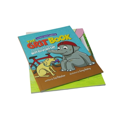 Full color cartoon custom softcover children story reading books printing