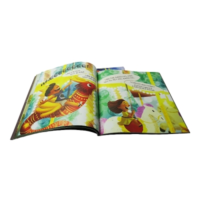 Custom Children books for reading hard cover softcover bilingual books spanish and english