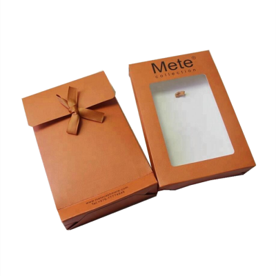 Custom Printed Paper Packaging Box with Clear Window Printing Custom Logo