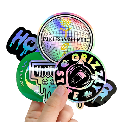 China Manufacturer Custom Printing Logo Kiss Cut Vinyl Stickers Waterproof Children Cartoon Character Stickers