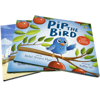 Offset Printing Silver Hot Stamping Custom Harcover Picture Book Children Book Printing Service
