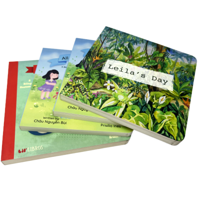 Eco-friendly Custom Cardboard Book White Board Picture Story Board Book Printing On Demand