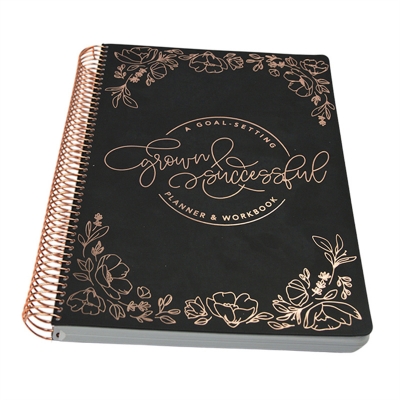 Custom Spiral Planner Coil Bound Journal Wire Binding Notebook Y-O Bound Agenda Printing