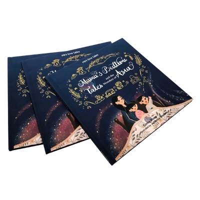 Professional Factory Debossing Custom Craftsmanship Hardback Picture Story Comic Hardcover Book Printing