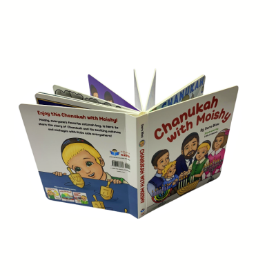 Factory Custom Kids Board Book Printing Services Children Thick Cardboard Book