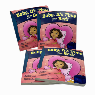 Round Corner Hardcover Cardboard Books Printing Service Children Story Board Books