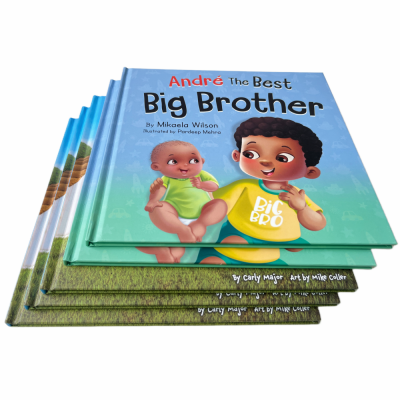 中国图书制造商定制自助出版服务精装图片故事儿童图书印刷