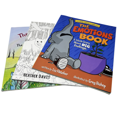 Custom Thread Sewing Soft Cover Children Illustration Story Photo Textbook Edcational Early Learning Book Printing