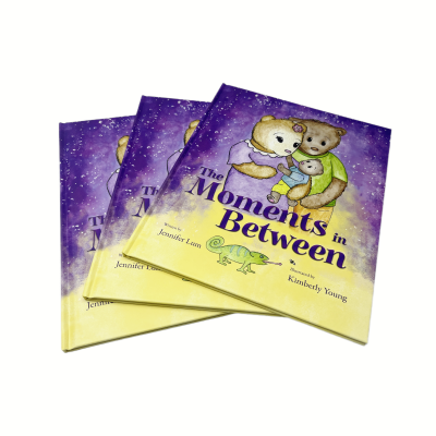 Hardback Kids Book Matte Lamination Cover with Spot UV Cartoon Picture Hardcover Book Printing Service