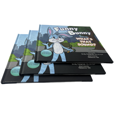 Glossy Laminated Custom Printing Hardcover Children Book New Design Comic Story Book
