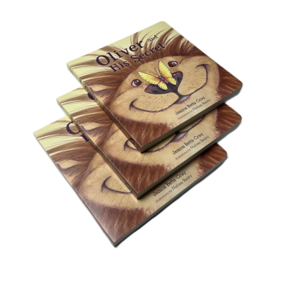 Custom Book Varnishing Cover Child Board Book Kid Cartoon Education Book Printing Service